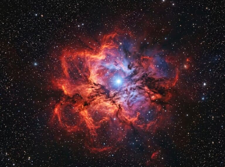 Flaming star nebula