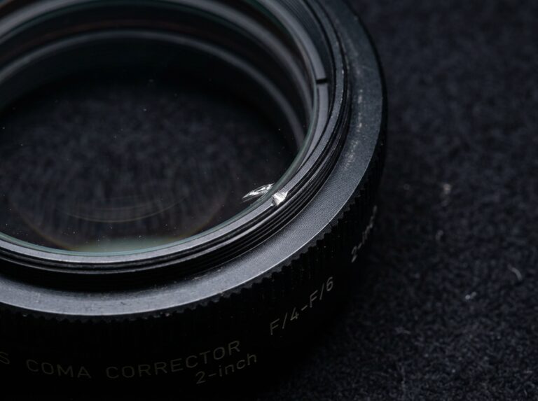 coma corrector lens edge