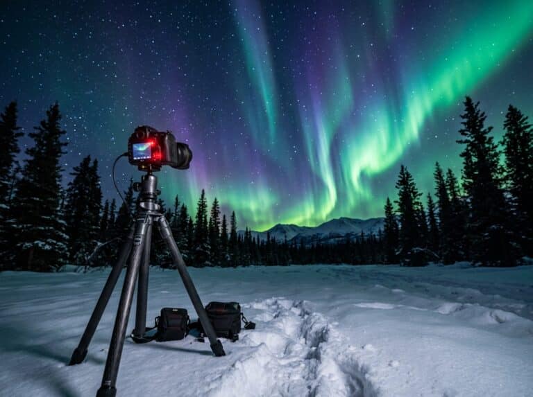 aurora borealis photography settings