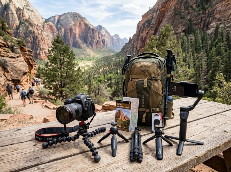 travel friendly camera supports