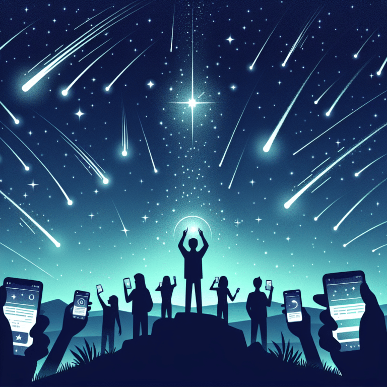 Meteor Showers: Making Wishes on Smartphones