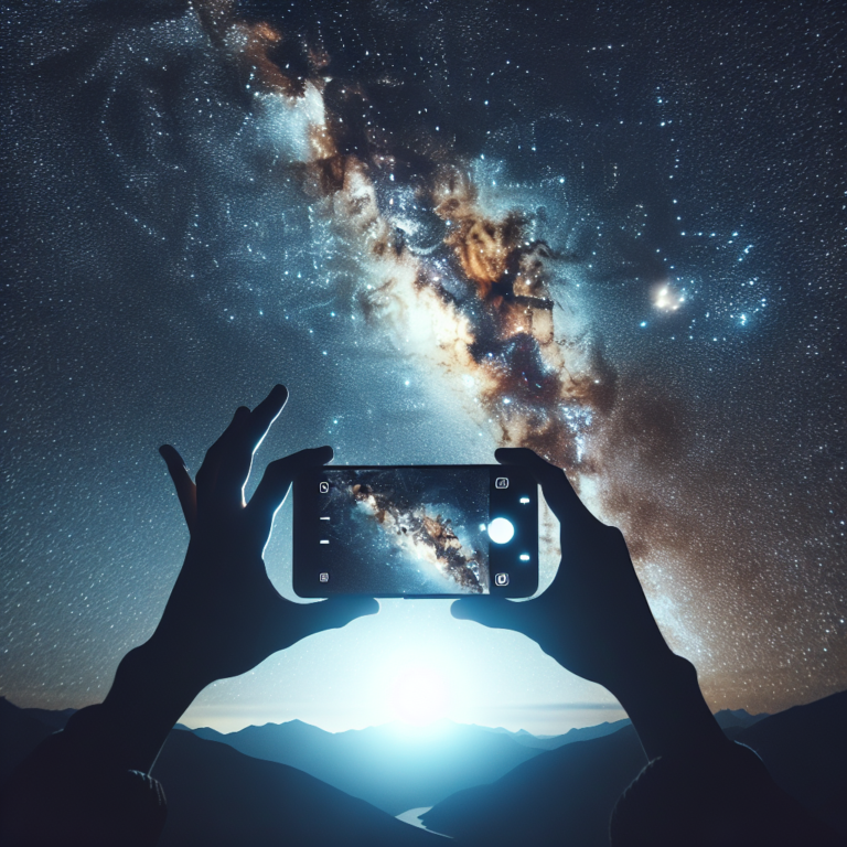 Creating the Milky Way's Portrait: Composition Tips for Phone