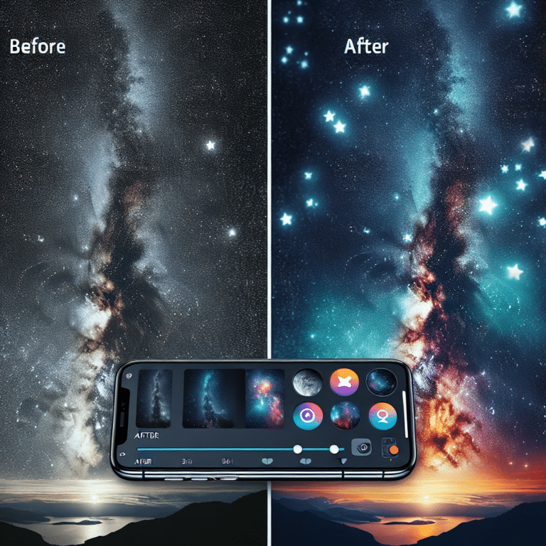 Color Correction for Night Sky Photos: Recommended Mobile Applications