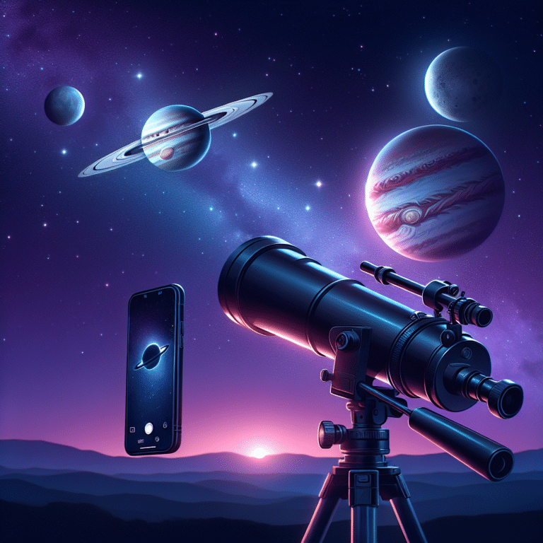 The Gentle Giants of the Sky: How to Photograph Planets with Your Phone