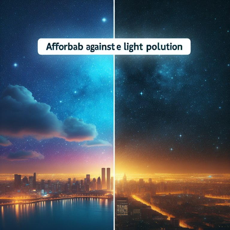 Combat Light Pollution: Affordable Filter Solutions